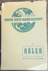 kniha Sebrané spisy Vítězslava Hálka. Díl II. - Povídky a humoresky], B. Kočí 1906