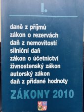 kniha Zákony 2010 / 1 Daně z příjmů, Poradce 2010