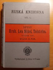 kniha Vojna a mír III. Svazek 14, Ruská knihovna L., J. Otto 1909