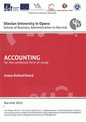 kniha Accounting for the combined study form, Silesian University in Opava, School of Business Administration in Karviná 2012