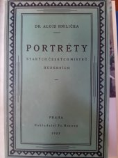 kniha Portréty starých českých mistrů hudebních, Fr. Borový 1922