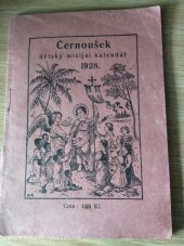 kniha Černoušek, dětský misijní kalendář 1928. IV. ročník, Družina sv. Petra Klavera 1927