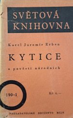 kniha Kytice z pověstí národních, Nakladatelské družstvo Máje 1935