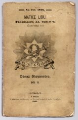 kniha Matice lidu, Ročníku II. číslo 4. ( číslo běžné 10. ), Nákladem spolku pro vydávání laciných kněh českých 1868