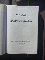 kniha Zámek v bažinách, A. Neubert 1929