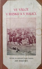 kniha Ve válce v Rusku a v Haliči, Kotrba 1915