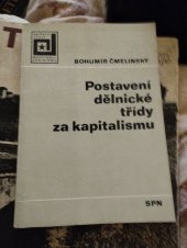 kniha Postavení dělnické třídy za kapitalismu příručka pro učitele a aspiranty polit. ekon., SPN 1979