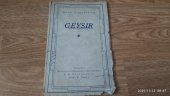 kniha Geysir drama o 4 děj., E.K. Rosendorf 1922