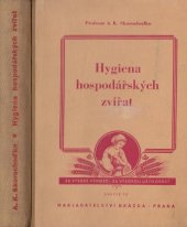 kniha Hygiena hospodářských zvířat, SZN 1953