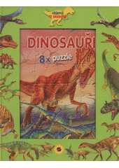kniha Dinosauři 8x puzzle, Sun 2009