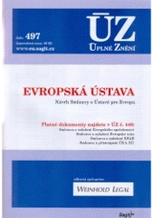 kniha Evropská ústava návrh Smlouvy o Ústavě pro Evropu, Sagit 2005