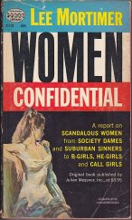 kniha WOMEN CONFIDENTIAL, Paperback Library 1961