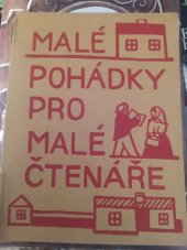 kniha Malé pohádky pro malé čtenáře, Státní nakladatelství 1930