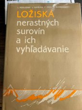 kniha Ložiská nerastných surovín a ich vyhladávanie, SNTL 1987