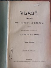 kniha Vlasť. Časopis pro poučení a zábavu. Ročník XI. 1894-1895 Časoois pro poučení a zábavu. Ročník XI. 1894-1895, Kotrba v Praze 1895