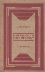 kniha České písemnictví s ptačí perspektivy, Ot. Štorch-Marien 1920