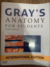 kniha Gray’s Anatomy for students 3rd edition, Elservier 2015