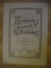 kniha Electrische Funken, Polka francaise Musikalische Universal - Bibliothek, Eigenthum des Verlegers Leipzig, Deutsche Verlagsactiengesellschaft 1900