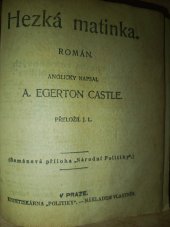 kniha Hezká matinka román, Politika 1913