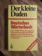 kniha Der kleine Duden Deutsches Woerterbuch (Deutsch), Bibliographisches Institut 1982