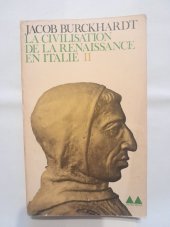 kniha La civilization de la renaissance en Itálie II, Bibliothèque Médiations 1958