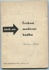 kniha Útok na Českou moderní hudbu, Index 1937