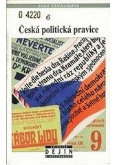kniha Česká politická pravice mezi převratem a krizí, Nakladatelství Lidové noviny 1999