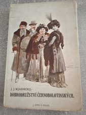 kniha Dobrodružství černobolotinských humoristický román, J. Otto 1915