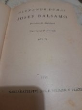 kniha Paměti lékařovy díl II. - Josef Balsamo II., Jos. R. Vilímek 1935