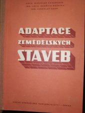 kniha Adaptace zemědělských staveb, SZN 1957