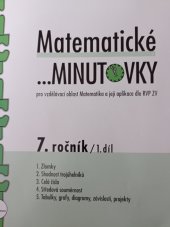 kniha Matematické minutovky 7. Ročník  1. Díl , Prodos spol. s r. o. 2018