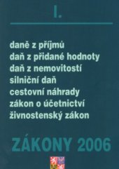 kniha Zákony I/2006 sborník úplných znění zákonů daňových, účetních a souvisejících k 1.1.2006, Poradce 2006