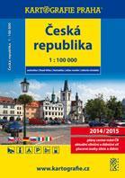 kniha Autoatlas České republiky 1 : 100 000, Kartografie 2014