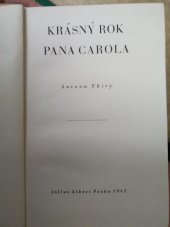 kniha Krásný rok pana Carola [vlámský román], Julius Albert 1942