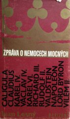 kniha Zpráva o nemocech mocných významné historické postavy očima neurologa, Horizont 1984