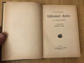 kniha Uštvané duše dvě sociální romanetta, Jos. R. Vilímek 1927