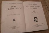 kniha Prsten královny ze Sáby román, Jos. R. Vilímek 1920