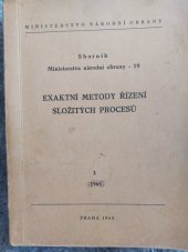 kniha Exaktní metody řízení složitých procesů, Ministerstvo národní obrany 1965