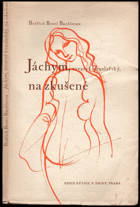 kniha Jáchym, tovaryš houslařský, na zkušené báseň, Vilém Šmidt 1942