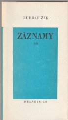 kniha Záznamy (57), Melantrich 1990