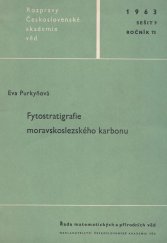 kniha Fytostratigrafie moravskoslezského karbonu, Československá akademie věd 1963