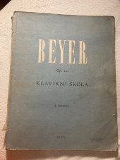 kniha Přípravná škola klavírní hry Nově přepracoval J. Máslo, Národní hudební vydavatelství Orbis 1949