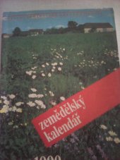 kniha Zemědělský kalendář. 1991, SZN 1990