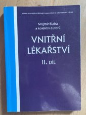 kniha Vnitřní lékařství II. vybrané kapitoly z diagnostiky, léčby a speciální ošetřovatelské péče., Institut pro další vzdělávání pracovníků ve zdravotnictví 1999