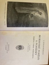 kniha Moravské pověsti a pohádky, zejména z Krasu moravského, Jos. R. Vilímek 1920