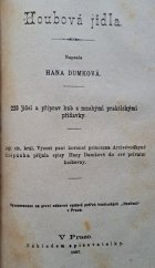 kniha Houbová jídla 228 jídel a příprav hub s mnohými praktickými přídavky, H. Dumková 1887