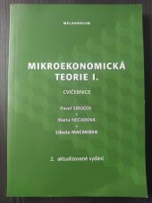 kniha Mikroekonomická teorie I. 2. aktualizované vydání, Melandrium 2003