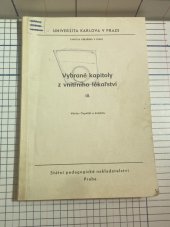 kniha Vybrané kapitoly z vnitřního lékařství [Díl] 3. určeno pro posluchače FDL v Plzni., SPN 1987