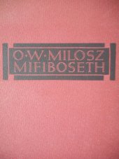 kniha Mifiboseth, Jílovská 1919