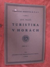 kniha Turistika v horách, Klub čsl. turistů 1922